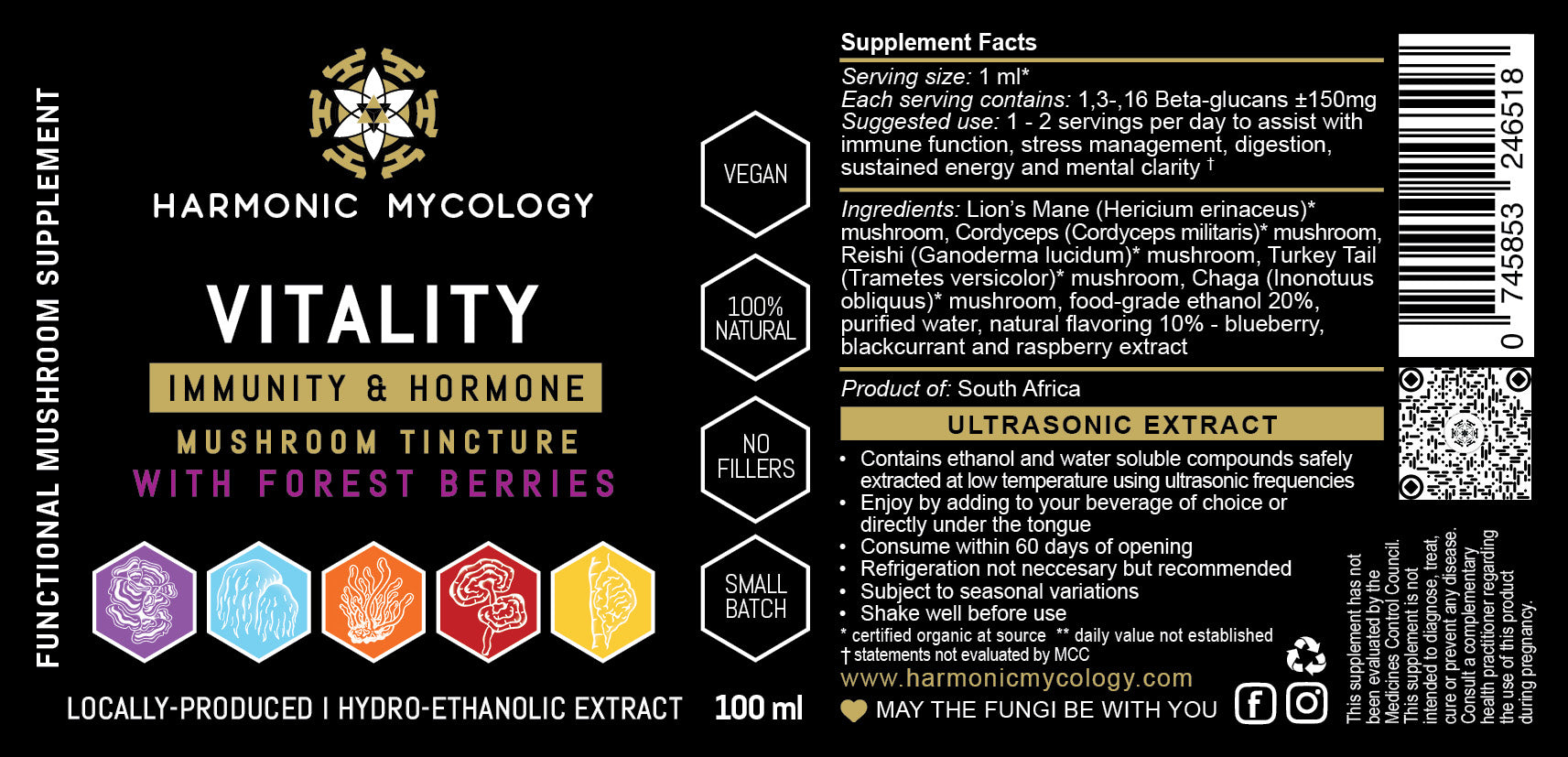 Vitality extract (5-in-1) 100ml